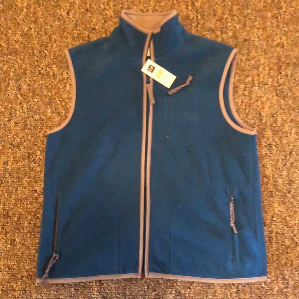 Gap factory sleeveless zip up fleece Large‎